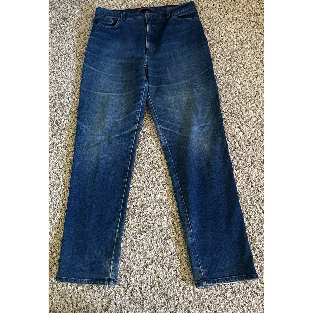Gloria Vanderbilt Women's Dark Wash Amanda Jeans Size 14